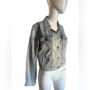 PAIGE Denim Distressed Jacket Small